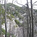 Blick in die spektakulären Wandfluchten des Unterberghorn