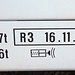 Fehlerhaftes Datum an einem Waggon der tpf entdeckt - denn die Aufnahme zeigt es: 12.11.2012!