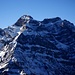 Glärnisch mit dem Vrenelisgärtli (2904 m) und davor der Vorder Glärnisch (2328 m) mit seinen steilen Flanken.
