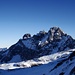 Wild - die Mürtschenstöcke: Stock (2390 m), Fulen (2410 m) und Ruchen (2441 m).