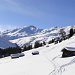 Offenes Alpgelände - der Curvér Pintg da Taspegn - ebenfalls mit Ski begangen