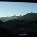 Blick nach Westen kurz nach verlassen von Gstaad