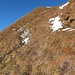 Steile Mulde im Abstieg vom Lütispitz-Vorgipfel zum Windenpass. Eine Woche zuvor war diese Stelle wegen dem Triebschneerest unangenehm.