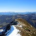 Rückschau mit gigantischer Aussicht in die Berchtesgadener Alpen