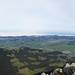 Das Panorama von der nördlichen Alpsteinkette Richtung Bodensee mit dem Nebelmeer.