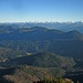 Blick über die Brandenberger Alpen und das Inntal zu den Hohen Tauern; links die Kitzbüheler Alpen.