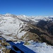 Blick hinunter zur Nessjeri, Bälli, Belalp und Aletschgletscher