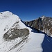 Biancograt am namenlosen Gipfel 2665, dahinter in schönem Kontrast die unvermeidlichen Zanaihörner