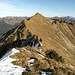 Blick zur Tälispitze, höchster Berg im Walserkamm