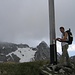 Gipfelfoto mit Adi auf dem Matthorn 2041m, im Hintergrund der Pilatus.
