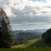 Aussicht vom Bodenwald Richtung Säntis / Churfirsten