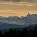 der Mürtschenstock, hinten Piz Sardona / Segnes