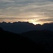 Abendsonne über den Schweizer Bergen