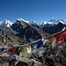 Blick vom Gipfel ins Everest-Gebiet