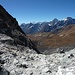 Blick vom Cho La Pass zur Aufstiegsseite