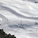 Looking down from Raaberg I: <br />sledding 