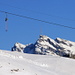 Säntis: staged with a T-bar and a cross