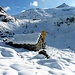 Alpe di Trescolmen 2020mt, alle sue spalle la bocchetta omonima