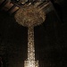 Lichtpilz in Schloss Werdenberg (gemacht aus lauter getrockneten Pilzen und Glasfaser)
