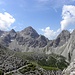 Schöner Rastplatz ins Hohe Torl, mit Teplitzer Spitze, Simonskopf, Kleine und Grosse Gamswiesenspitze in wunderschönen Lienzer Dolomiten