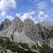  ''Drei Zinnen'' von Osttirol,Kleine(2454m),Grosse(2486m) Gamswiesenspitze und Blosskofel(2400m), dann schöne Kronjuwel des Spitzkofel(2717m),rechts im Hintergrund.