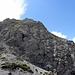 Sudwand des Kleine Gamswiesenspitze,2454m, mit den Rückweg von Madonnen Klettersteig.