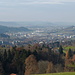 Ein Blick über das Sittertobel hinweg nach St. Gallen Winkeln und Gossau.