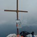 Geschafftt: das Gipfelkreuz der Schaufelspitze ist erreicht.