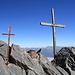 Die Gipfelkreuze auf dem Haldensteiner Calanda