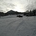 Schönes Gelände mit tollem Schnee beim Aufstieg von Franstanz zur Bazora