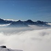 Ausblick vom Einstein in die zentralen Allgäuer Alpen