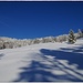 Blau und Weiss dominieren die Landschaft..