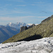 Walliser Alpen - Weissmiesgruppe und die Berge oberhalb von Saas Fee
