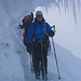 Da man während der Nacht auf den Cotopaxi (5897m) steigt kann man die Gletscher erst im Abstieg bei Tageslicht richtig geniessen.
