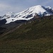 Die vier Gipfel des Chimboraos, vom rechts nach links: Veintimilla (6228m), Máxima (6268m), Politécnico (5820m) und Nicolás Martínez (5660m).