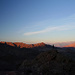 Sonnenaufgang über dem Death Valley III – links der Gipfel, auf den unsere Besteigung führte