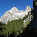 Im Aufstieg zur Passo di Rutorto,cca 1900m,am Fusse des Monte Pelmo,3168m.