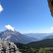 Monte Antelao,3264m und Dolomiti di Cadore vom Cengia di Ball ausgesehen.