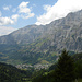 Blick zurück auf Leukerbad