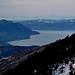 Lago Maggiore und Monviso von der Alpe di Neggia her gesehen