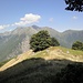 An dieser Stelle zweigt der Weg zur Cima Sasso vom Rundweg über Alpe Pra und Pogallo ab.