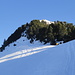Der bewaldete Steilhang lässt sich heute gut mit Skiern begehen.