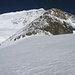 Kurz vor dem Skidepot, beim Grateinstieg, 200m von der Mönchsjochhütte entfernt (© Alpinist)