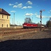 Wilthen, Umleitergüterzug von Tschechien nach Dresden