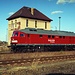 Wilthen, Umleitergüterzug von Tschechien nach Dresden, Großrusse