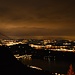 Luzern und Umgebung bei Nacht.