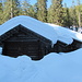 Viel Schnee bei der Schlund-Hütte