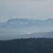 Blick zum Zürichsee, dahinter Vrenelisgärtli und Bös Fulen