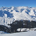 Von Mont Blanc über Aiguille Verte bis zur Aiguille d'Argentière
