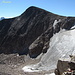 Hallett Peak (3'875m.) e Tyndall Glacier visti dalla Flattop Mountain 